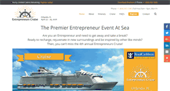 Desktop Screenshot of entrepreneurscruise.com